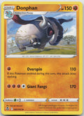 Donphan Uncommon SWSH12: Silver Tempest 092/195 NM