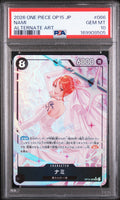 Nami Alternate Art One Piece Japanese OP15-086 Adventure On Kami'S Island PSA 10