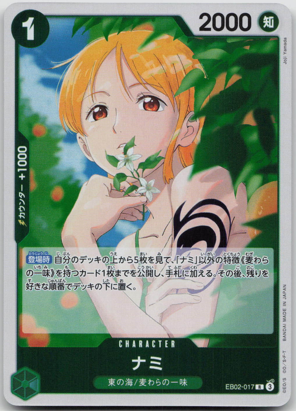 Nami Rare Anime 25th Collection 017 NM