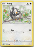 Starly Common SWSH09: Brilliant Stars 117/172 NM