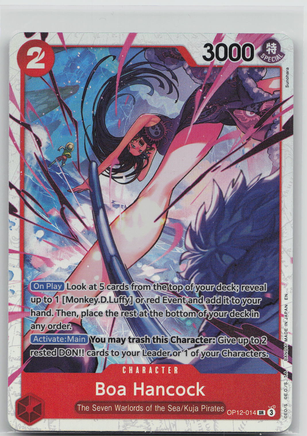 Boa Hancock Foil SR Legacy of the Master OP12-014 NM