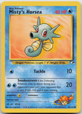 Misty's Horsea Unlimited Common Gym Heroes 086/132 LP