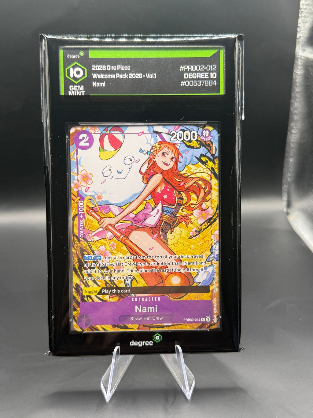 Nami (Welcome Pack 2026 Vol.1) R One Piece Promotion Cards PRB02-012 DEGREE 10