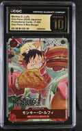 Monkey D. Luffy One Piece X Mos Burger One Piece X Mos Burger Promotional Cards