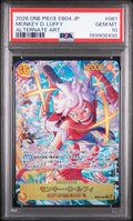 Monkey D. Luffy Alt Art One Piece Japanese EB04-061 Egghead Crisis PSA 10