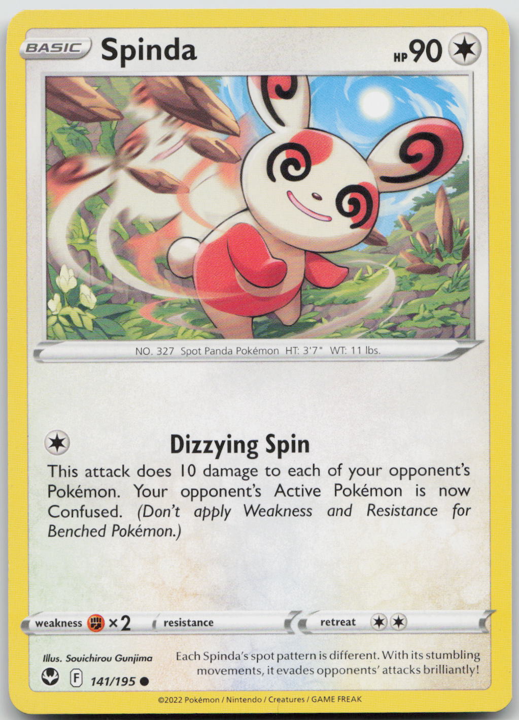 Spinda Common SWSH12: Silver Tempest 141/195 LP